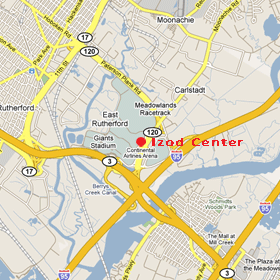 Continental Arena Map