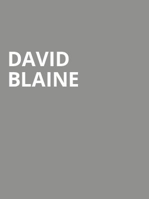 David Blaine, Encore Theatre, Las Vegas