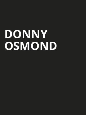 Donny Osmond, Harrahs Showroom, Las Vegas