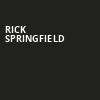 Rick Springfield, The Strat, Las Vegas
