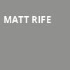 Matt Rife, Cosmopolitan of Las Vegas, Las Vegas